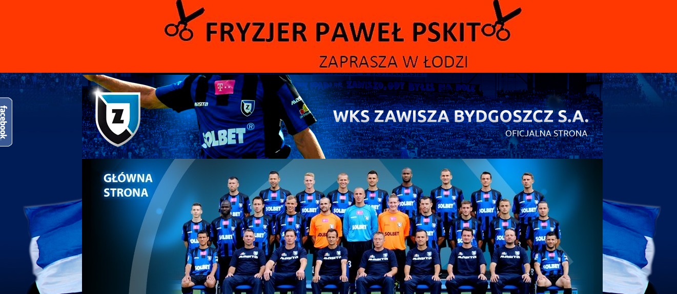 Skandaliczna reklama na oficjalnej stronie Zawiszy!